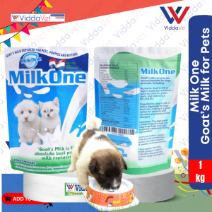 Milk One 1 Kg  Milk One Goat Milk Milk For Pets Milk Replacer Milk For Puppies Milk For Kittens