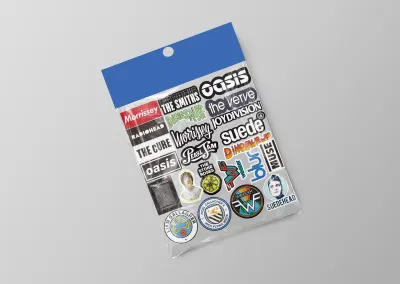 23pcs Sticker Pack Band Sticker Aesthetic Laptop Stiker Band Oasis Vol 5