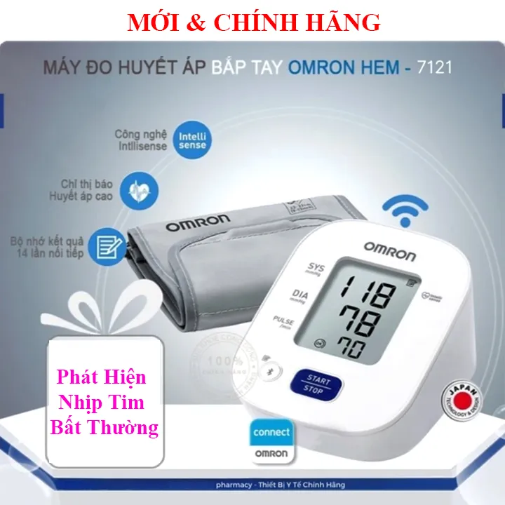 Máy Đo Huyết Áp Nhật Bản OMRON HEM-7121 HEM-6161 , Sinocare BA-801AE