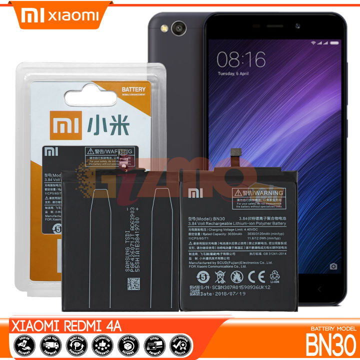 Model BN30 Replaceable Battery to XIAOMI REDMI 4A Compatible to your Mobile  Phones with a Capacity of Li-Ion 3120mAh Offers Best Quality