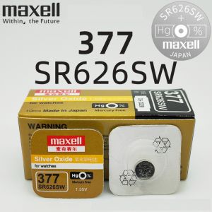 (Hàng chính hãng Made in Japan) Pin Maxell 377 SR626SW. Pin Đồng Hồ 377 / SR626SW / AG4 / LR626W
