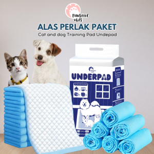 Pawsitive Vibes Underpad Paket Untuk Anjing Kucing Alas Perlak Dono Dog Cats Training Pad Pipis Anjing Kucing Sekali Pakai - Alas Pipis