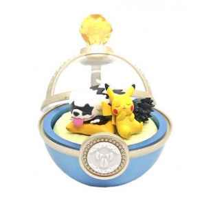 Pokemon Dreaming Case 4 Lovely Midnight Hour~Pikachu & Zigzaoon (Galar Form)