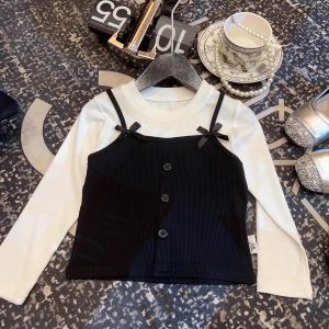 PRINCESS KESLI 2-15 Years Girl Long Sleeve Tshirt Kids Tops Baju Budak Perempuan Lengan Panjang Blouse Korean Style