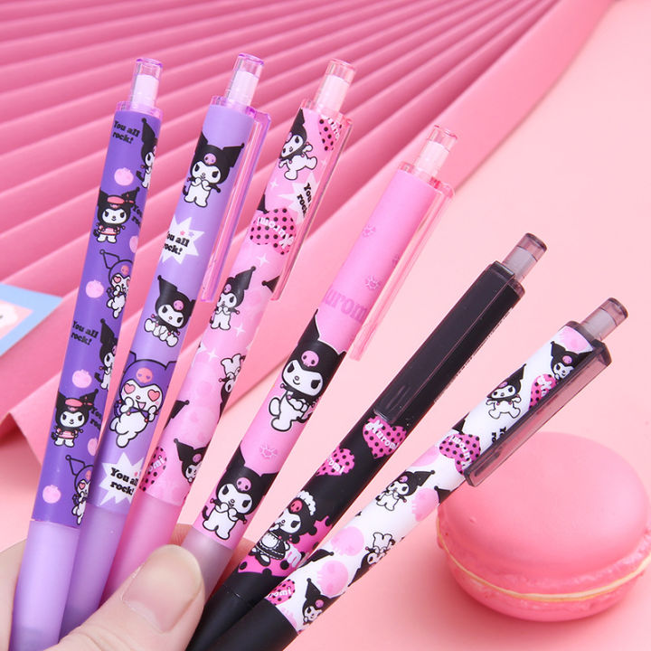 0.5mm Cute Kuromi Gel Pen Cartoon Sanrio Ballpoint Pens Student ...