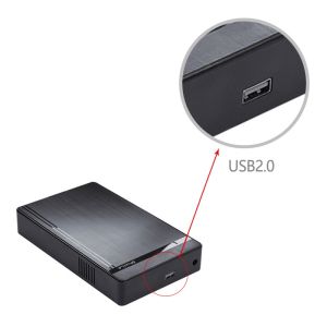 Box ổ cứng 3.5 inch Hộp đựng ổ cứng gắn ngoài HDD Box 3.0 2.0 3.5" Sata chính hãng ShuoLe