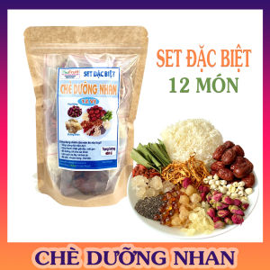 Chè Dưỡng Nhan KiKi Fruit - Set đặc biệt 12 vị 450G nấu 12 chai 330ml