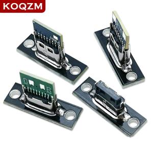 [COD] KOQZM KITCHEN 1pcs Type-C Female Connector Jack Charging Port USB 3.1 Type C Socket With Fixing Plate