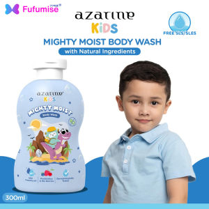 AZARINE KIDS Shampoo & Body Wash 300ml | Shampoo Bayi | Kids SLS FREE with Natural Ingredients untuk kulit sensitif all skin types