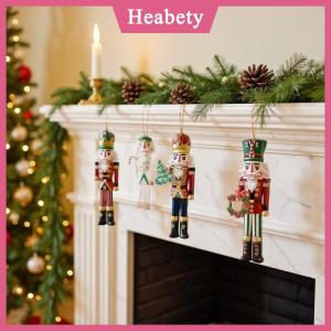 Heabety  12PCS nutcracker trang trí bằng gỗ-giáng sinh quà tặng bên trang trí và trang trí nội thất