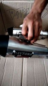 KNALPOT daytono Slenser ONLY + DB killir inlet 38mm & 50mm