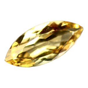 Natural 5.22 Ct Brazilian Citrine Yellow Trillion Cut Eye Clean Loose Gemstone
