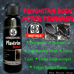 Plastrim Restored Penghitam Body Motor Kusam/Dasbor/Cover/Spakbor/Plastik Trim/Body Kasar/Penghitam Motor