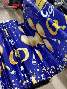 New Christmas Background Cloth Holiday Party Christmas Banner Scene decoration hanging cloth