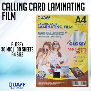 VSPH QUAFF CALLING CARD LAMINATING FILM A4 30 micron
