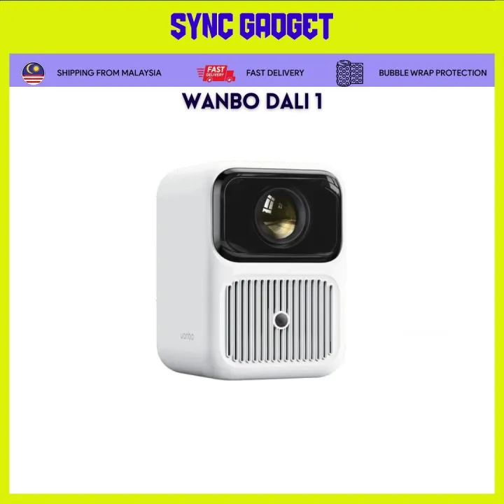 Wanbo Projector Dali 1 | 350 ANSI 720p | Android 9.0 | Auto Focus | WiFi6
