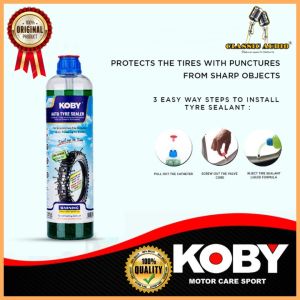 2023 NEW UPGRADED AUTO KOBY TIRE SEALANT Liquid Anti-Flat Tire For Tubeless Universal 500ml (Original)