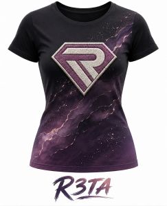 R3TA20 | R3TA Brand Crew-Neck Shirt Athletic Cotton Black Complete Set With COA