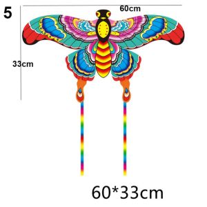 SIMPLETEN Easy Flying Plastic Eagle Kite 50/60cm Cartoon Flying Bird Kites Parent-child Interactive Toy Large Eagle Kites Garden Outdoor Sports