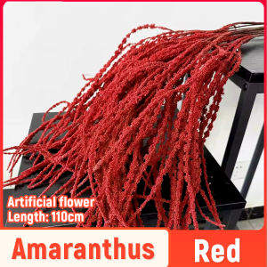 10 Pcs 40” Artificial Hanging Plants Faux String of Pearls Plant Fake Green Amaranthus Flower Wall Hanging Lover Tears Wedding Home Garden Decoration