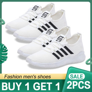 BUY 1 TAKE 1 Running Shoes For Men Fashion Shoes For Men Sports Low Cut Rubber Sneakers