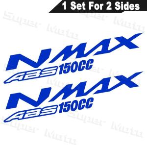 Reflective NMAX Stickers Scooter Front Stripe Body Fairing Decals Logo Set Accessories For  YAMAHA NMAX Nmax125 Nmax150 Nmax155 Nmax160 cc Abs