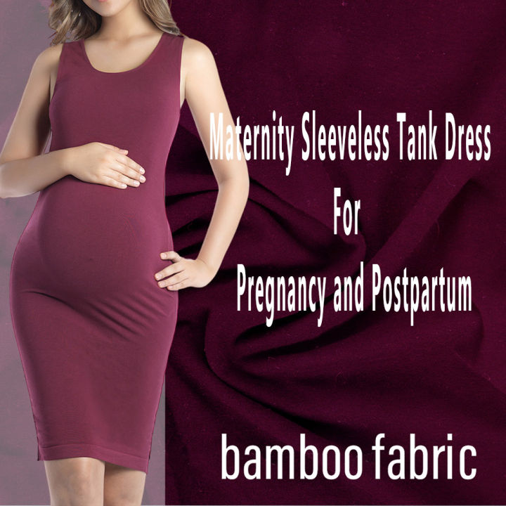 sachin and babi light blue dress Maternity Sleeveless Tank Dress Viscose Seamless Casual Ruched Side Knee  Length Bodycon for Pregnancy and Postpartum