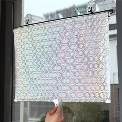 Tirai Penahan Sinar Matahari Roller Blind Curtain size 58x125 cm berbahan PVC Rangka Metal