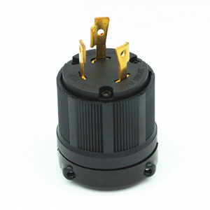 L6-30P NEMA 3 Wire Twist Lock Electrical Plug Connector 30A 250V