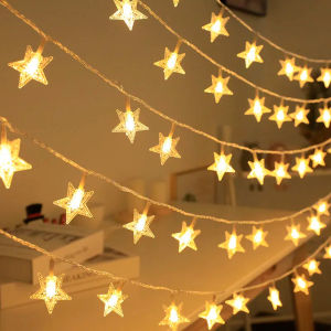 Hari Raya Lights 3M 20LED Ramadan Lights Iron Star Palace Fairy Lights Usb&Battery Operated Lights Hari Raya Decoration