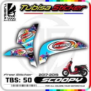 Sticker Striping Variasi Scoopy New 2017/2020 - Decal Stiker Variasi Motor Scoopy New. TBS.50