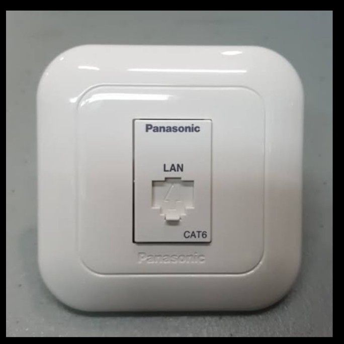 STOP KONTAK PANASONIC LAN CAT6 INTERNET NETWORK PORT KABEL COLOKAN ...