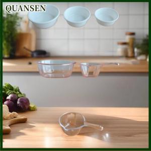 QUANSEN 1 Set 1 6 1 12 Dollhouse Miniature Simulation Plastic Basin Water Scoop Model Doll House Kitchen Accessories Toy