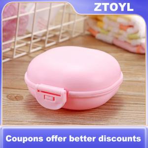 【ZTOYL】 Bathroom Dish Plate Case Home Shower Travel Hiking Holder Container Soap Box