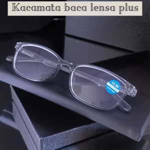 ACCESS Kaca Mata Baca Umur 45 Kacamata Plus Pria Wanita Anti Radiasi Frame Kecil Lentur