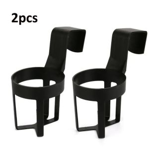 ที่วางแก้วแบบพกพา2ชิ้นที่แขวนที่แขวนประตูรถที่แขวนกระบอกน้ำที่แขวนถ้วยตะขอเก็บของ Botol Minuman รถจักรยานยนต์