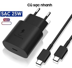 Bộ Sạc Nhanh 25W PD Type C Dùng Cho Các Dòng Máy Điện Thoại ( SIÊU NHANH )