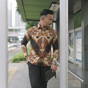 Jayabaya Batik Baskara II Kemeja Batik Furing Lengan Panjang
