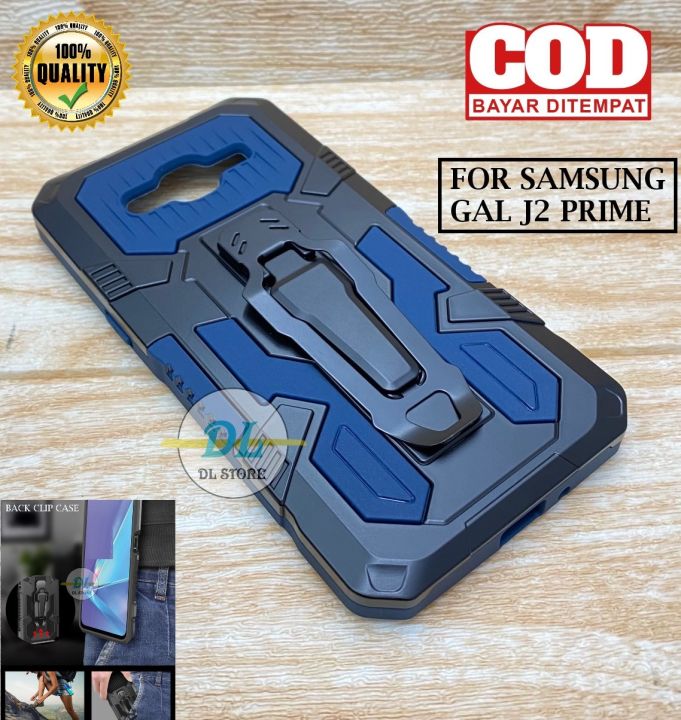 CASE SAMSUNG GALAXY J2 PRIME CASING STANDING BACK CLIP HARD CASE