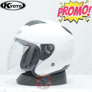 HELM KYOTO PRIEST (PAKET GANTENG) KACA FLAT IRIDIUM free spoiler