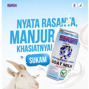 SUKAM Susu Kambing Steril 189ml Goat Milk