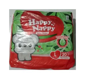 Happy Nappy Popok Perekat Happy Nappy Diapers Popok Sekali Pakai Popok Perekat Happy Napy S20 M20 L20 Popok Perekat