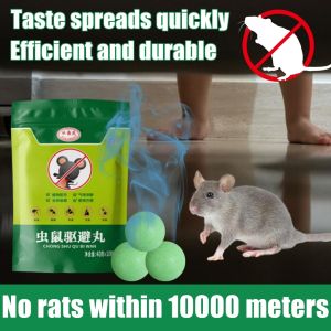 Mouse Repeller Insect Repellent Rodent Mothballs Killer for Rats Mouse Cockroach Mosqu