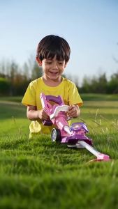Childrens Simulation Electric Lawn Mower Toy Set Gardening Play House Role-Playing Tools