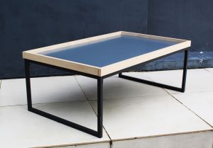 Urban Edge Coffee Table / Minimalist Rectangle Coffee Table - FRM2151