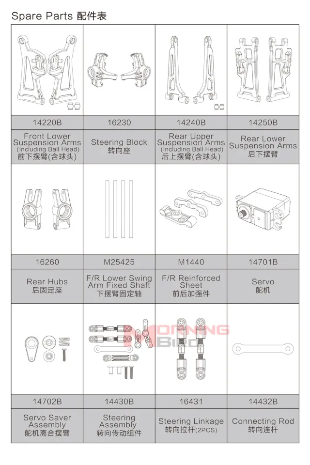 MJX Hyper Go RC Car Parts Remote Control 14209 14210 Modified