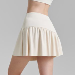 New Womens A-line Tennis Golf Skirt Pleated 2-layer High Waist Yoga Badminton Skorts Outdoor Outfits