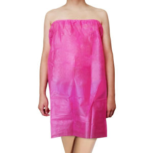 10 Buah Kemben SPA Salon Disposable Kemben Untuk SPA Bahan Kain Non-Woven Baju Pijat Wanita 65*77 cm