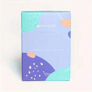 300pcs Facial Oil Control Absorption Sheets Tissue Face Blotting Paper Skin Grease (Green Tea)