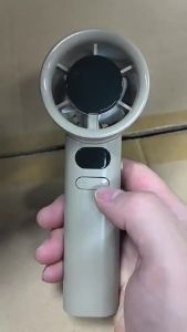 (HD1)Imi Handheld Fan with 120 Adjustable Levels Strong and Cool Wind 5000mAh USB Rechargeable PortableFan